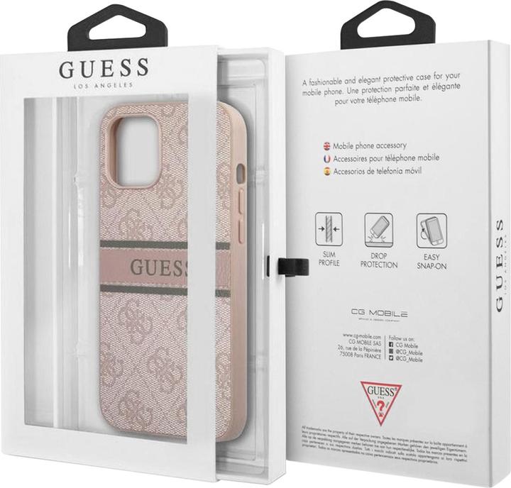 Actual product image Guess Hard Cover 4G Printed Stripe (Realme 12 Pro+, Apple iPhone 12)