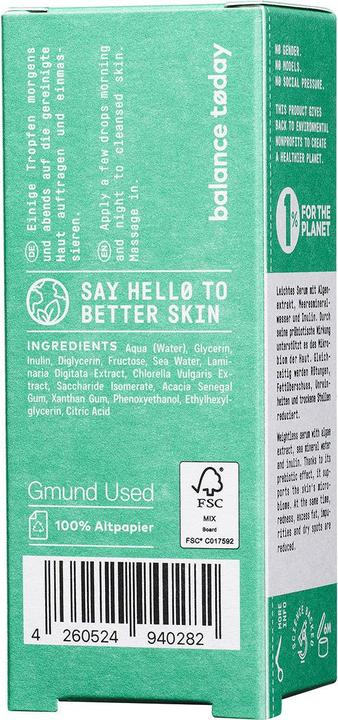 Actual product image Nø Cosmetics balance tøday Re-Balance Serum (20 ml)