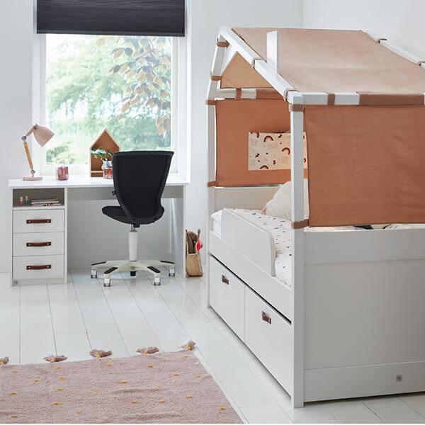 Produktbild Lifetime Kidsrooms Cool Kids Kojenbett mit Huette Rainbow (90 x 200 cm)
