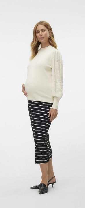 Actual product image Vero Moda Maternity Regular fit High neck Balloon sleeves Pullover Knitted top (XS)