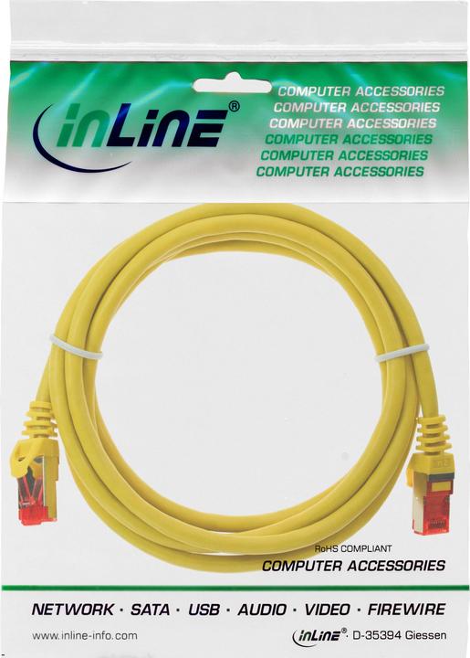 Actual product image InLine Network cable (S/FTP, CAT6, 1 m)