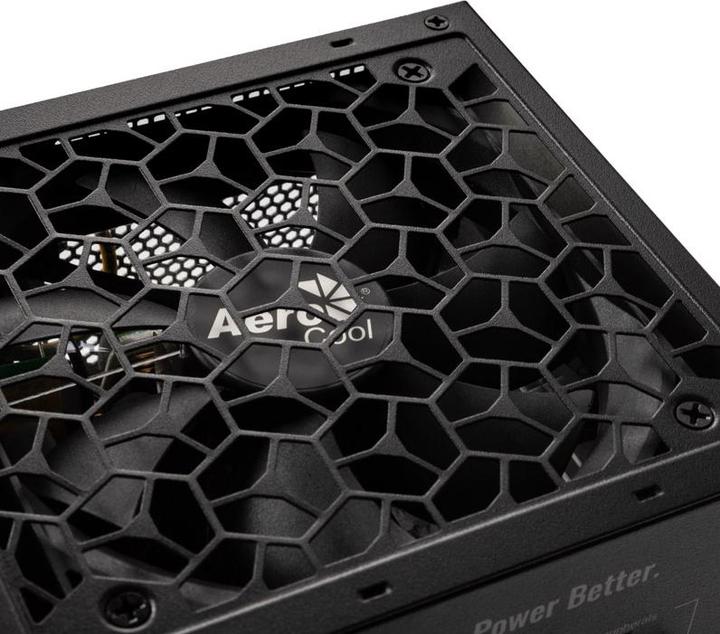 Actual product image AeroCool Aero Bronze 600W 80 PLUS Bronze Power Supply - 600 Watt (600 W)