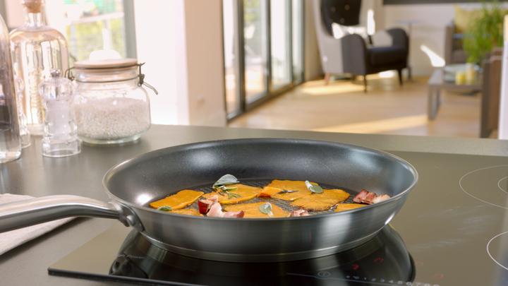 Immagine prodotto Tefal Virtuoso (28 cm, Padella per friggere, Acciaio inossidabile)