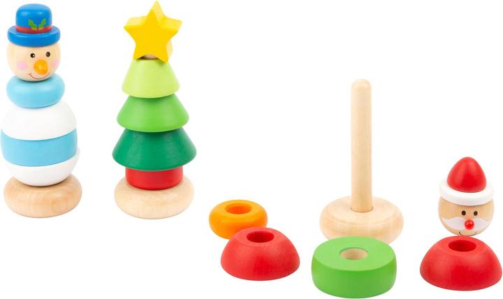 Produktbild small foot Stapelturm-Weihnachtsfigur aus Holz