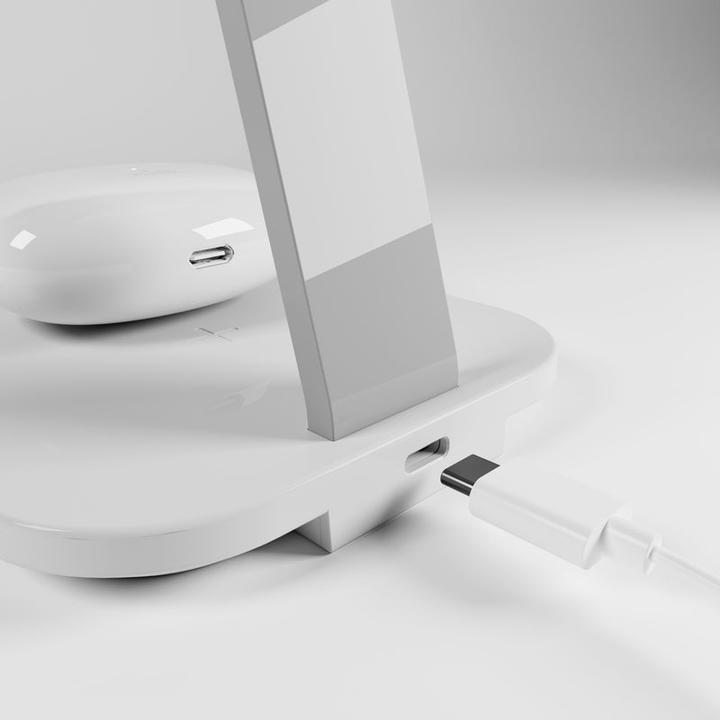 Actual product image SBS Puro Magnetic Wireless Induction Charging Station 2in1 Wireless Charging + A (30 W)