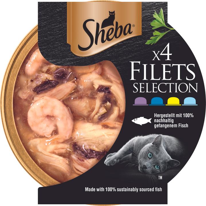 Produktbild Sheba Filets Selection (Adult, 4 Stk., 240 g)