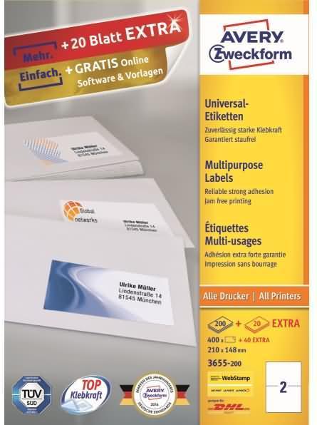 Actual product image Avery Labels