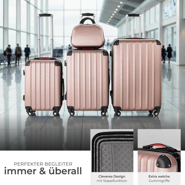 Image du produit tectake Ensemble de valises Valises Trolleys Trolley Set Hardcase trolley (90 l, M (50 - 90l))