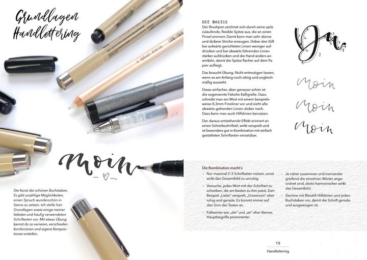 Produktbild Spruch-Manufaktur – Sprüche für alle Anlässe mit Handlettering und Watercolor gestalten (Deutsch, Annett Wötzel, 2021)