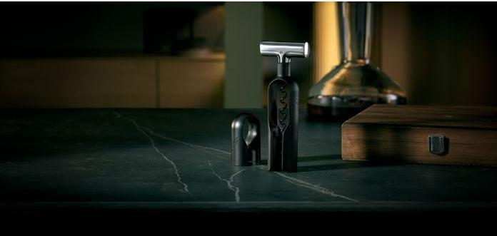 Produktbild WMF Sommelier Weinset 3tlg Korkenzieher Flaschenverschluss Walsnussholzbox Baric (Sommelier Set)