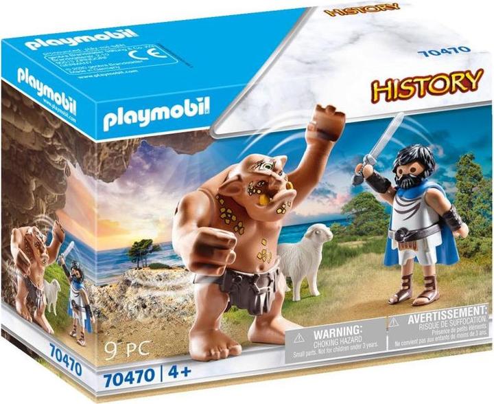 Actual product image Playmobil History 70470 Ulysses and the Cyclops Polyphemus