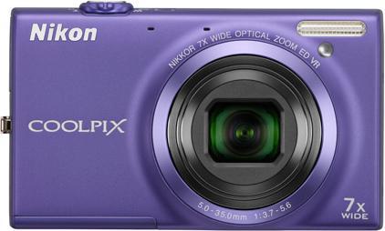 Produktbild Nikon Coolpix S6150, 16MP, 7x Zoom, HD, Touch-LCD, Violett (1/2,3'')
