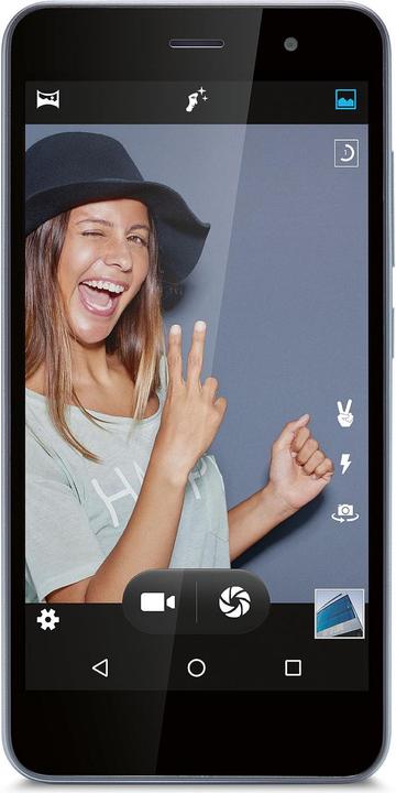 Produktbild Gigaset Gs160 (16 GB, Black, 5", Hybrid Dual SIM, 13 Mpx, 4G)