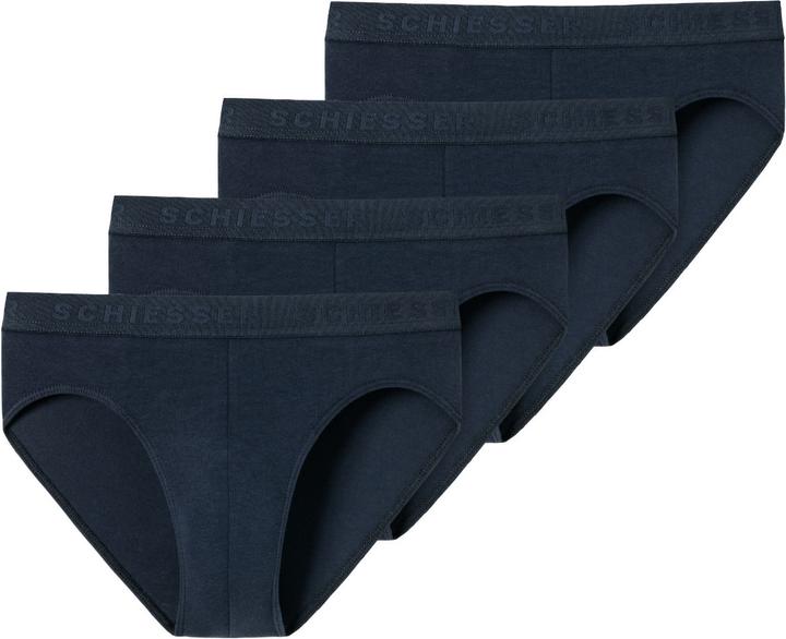 Immagine prodotto Schiesser Confezione da 4 slip / mutande per ragazzi in cotone organico 95/5 (164, confezione da 4)