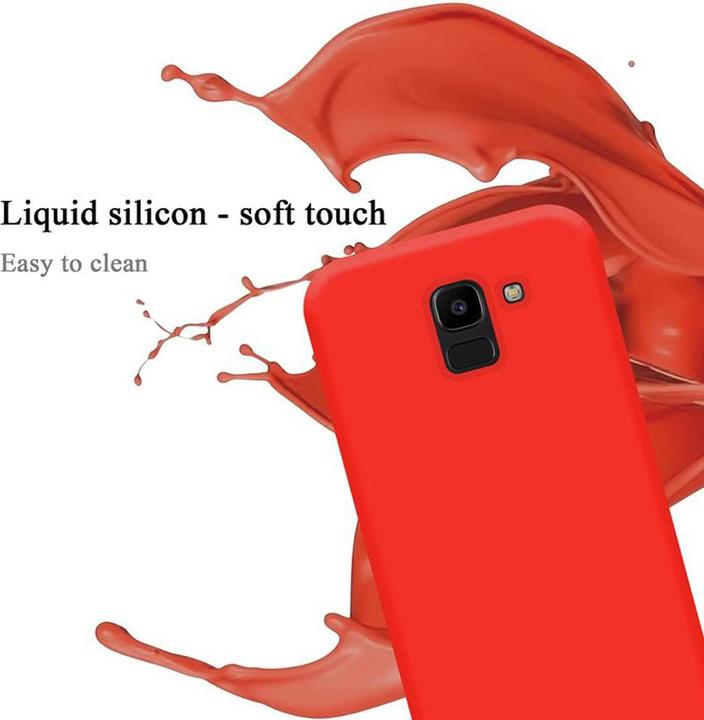 Immagine prodotto Cadorabo Copertura della cassa del silicone liquido TPU (Samsung Galaxy J6 (2018))