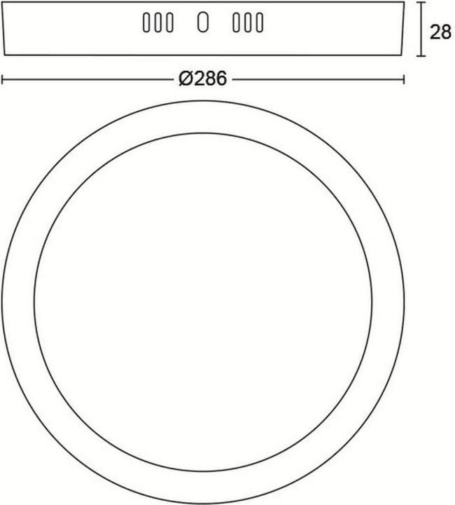Actual product image Philips Slim Surface DL252 (2000 lm)