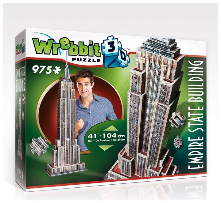 Actual product image Wrebbit 3D Empire State Building (975 pieces)