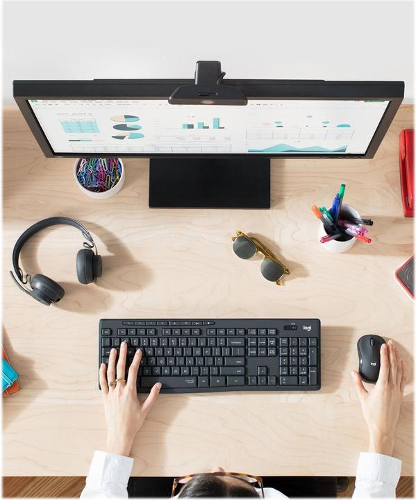 Immagine prodotto Logitech MK295 Silent (Ing. Int., Senza fili)