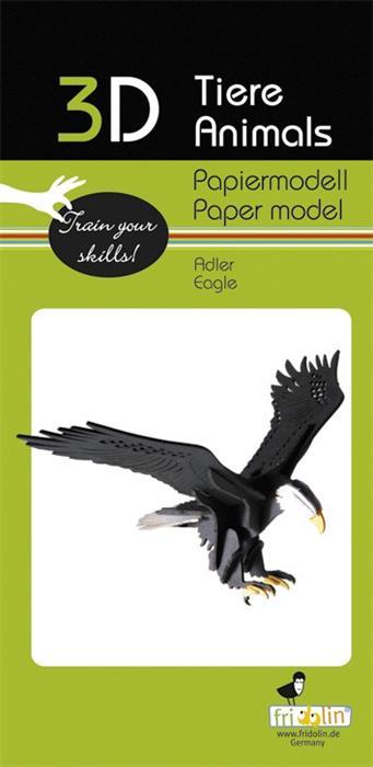 Produktbild Fridolin 3-D Papiermodell "Adler"