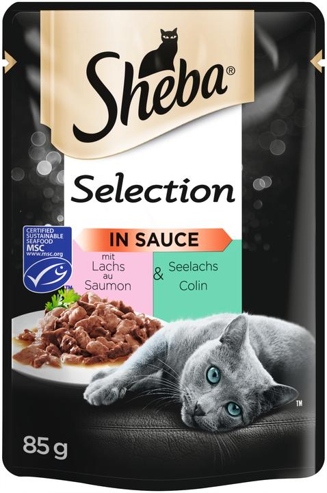 Image du produit Sheba Duo Saumon & Lieu noir (24 pcs, 2040 g)