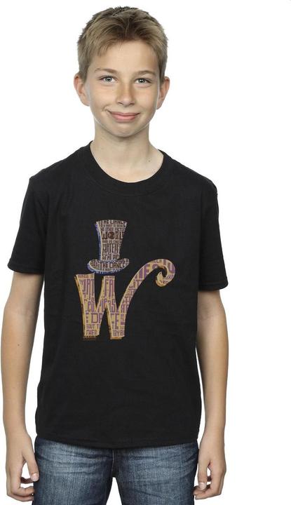 Immagine prodotto Willy Wonka & the Chocolate Factory W Logo Hat Maglietta Ragazzi (116)
