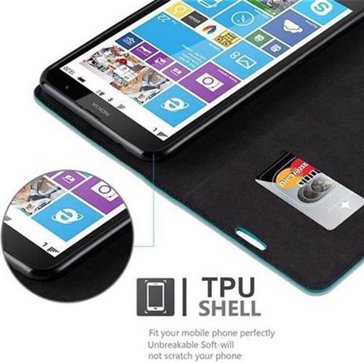 Actual product image Cadorabo Book Invisible Magnet Cover (Nokia Lumia 1320)
