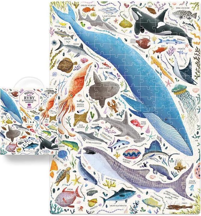 Produktbild Czuczu Fische und Wassertiere Puzzle 200 Teile (200 Teile)
