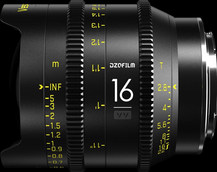 Actual product image Dzofilm Vespid Prime 16 T2.8 for PL/EF Mount (VV/FF) (C-mount, PL, full size)