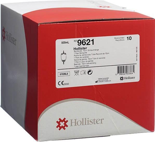 Hollister Incorporated Urin-Beinbeutel (500 ml) Ableitungsschlauch 10 cm steril, 10 Stück