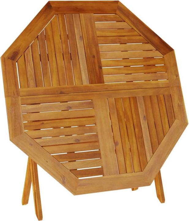 Immagine prodotto VidaXL Gartentisch Klappbar Ø110 x 75 cm Akazie (110 cm)