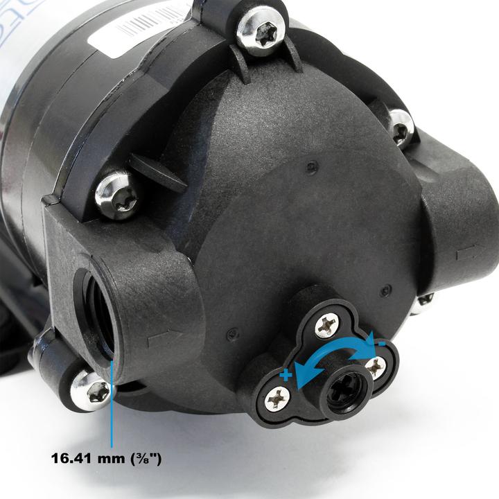 Produktbild Naturewater Druckerhöhungspumpe 50 GPD (190 l) Booster Pumpe 24W Umkehrosmose (Boosterpumpe)