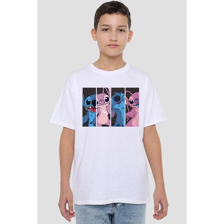 Immagine prodotto Lilo & Stitch Maglietta Cucitura Scatole di Angeli Bambini (116)
