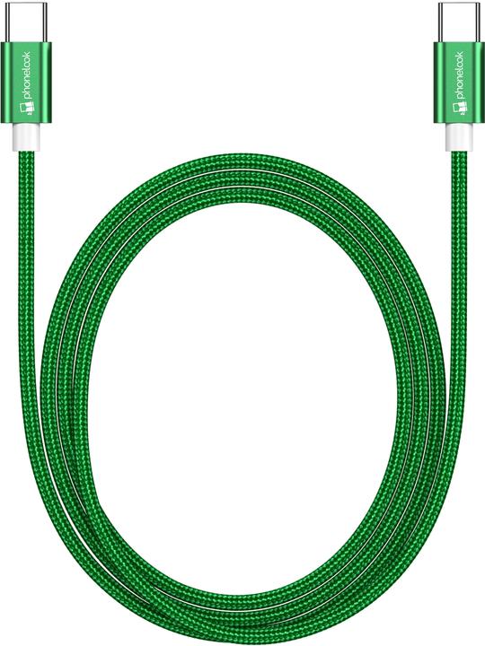 Produktbild PhoneLook Ladekabel USB-C auf USB-C Nylon (1.50 m)