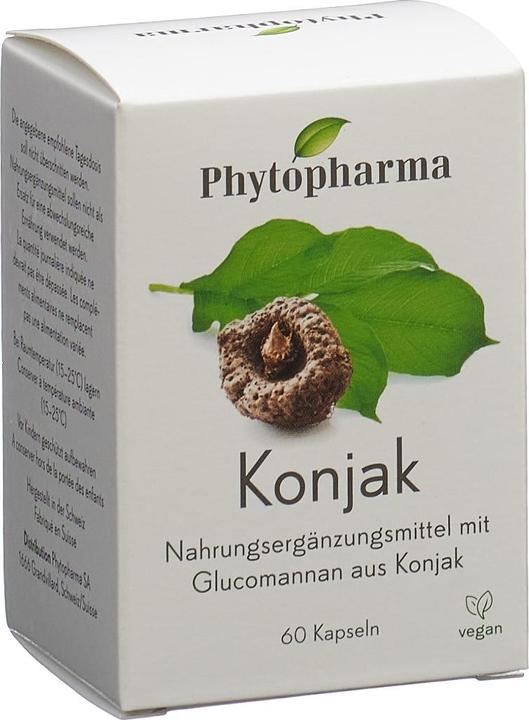 Produktbild Phytopharma Konjak Kapseln (60 Stück, Kapseln, 69 g)