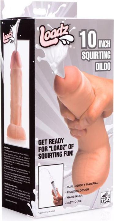 Actual product image XR Brands Dual Density Squirting Dildo