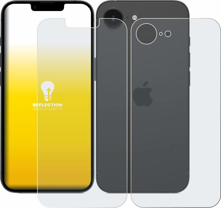 Produktbild upscreen Schutzfolie Displayschutz Displayschutzfolie Folie Matt Entspiegelungsfolie (1 Stück, Apple iPhone 16e)