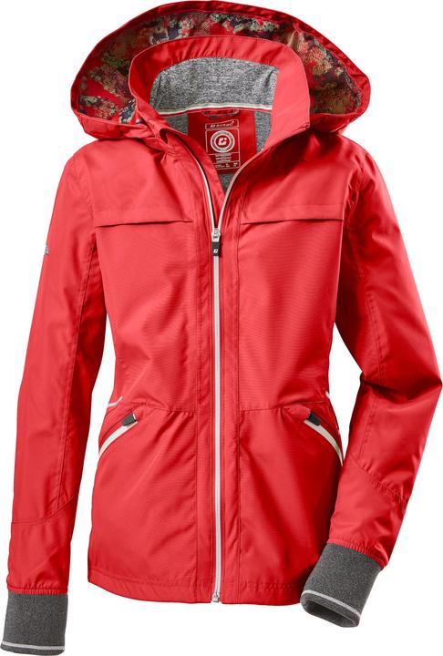 Immagine prodotto Killtec Giacca funzionale/giacca da ciclismo Rur GRLS JCKT B da bambina con cappuccio senza zip, fragola (152)