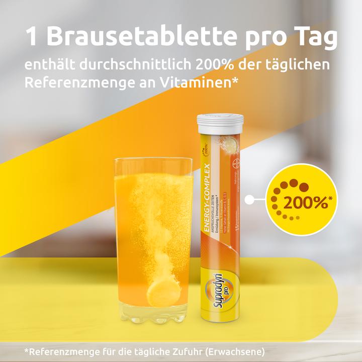 Produktbild Supradyn pro energy-complex (15 Stück, Brausetablette, 100 g)