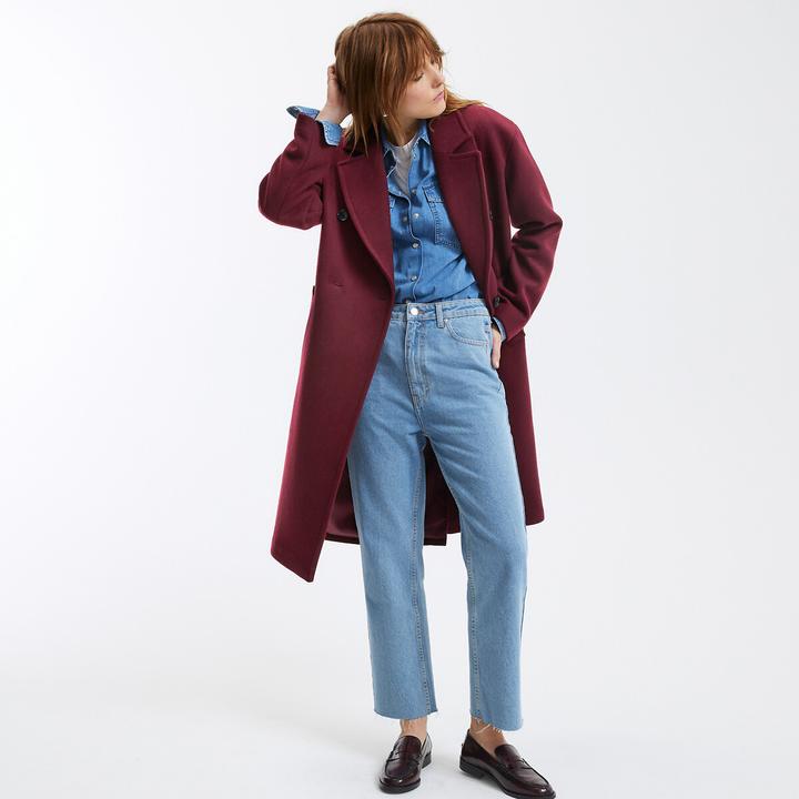 Image du produit La Redoute Collections Manteau en laine mélangée Signature BARNABE (40)