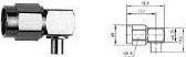 Actual product image Telegärtner Coax SMA cable angle connector G11 Cable group: G11 (UT-85) (Antenna cable)