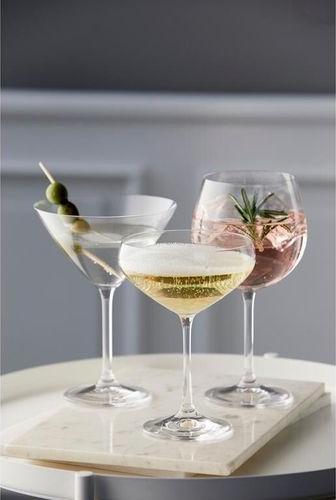 Immagine prodotto F&H Group Lyngby Glas - Bicchiere da Martini Juvel, 28 cl - 4 pz. (2.80 dl, 4 x, Bicchieri da Martini)
