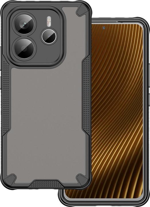 Produktbild OEM Defender Matt case for Xiaomi Note 14 5G black (Xiaomi Redmi Note 14)