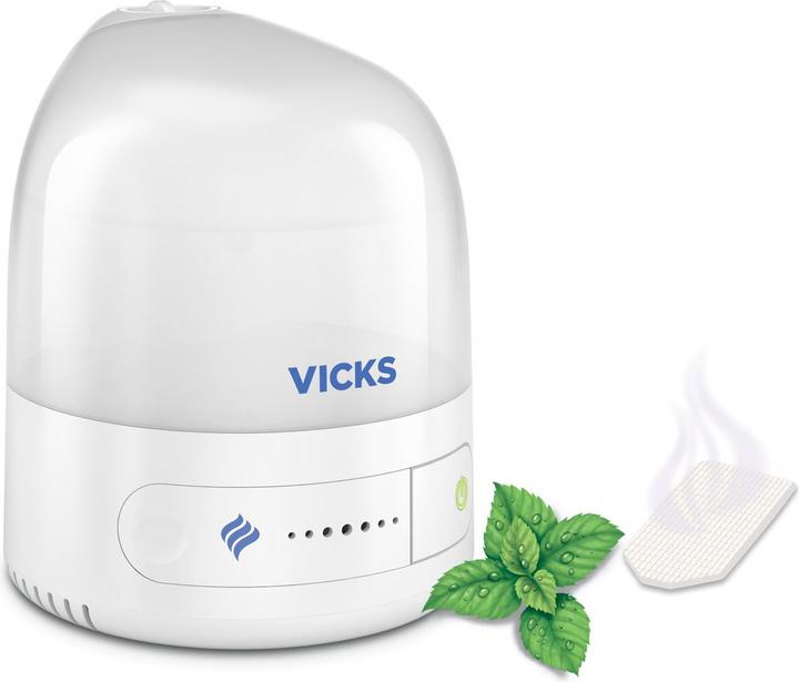 Produktbild Vicks Kaltluft Ultraschall-Luftbefeuchter VUL510E4 (10 m²)