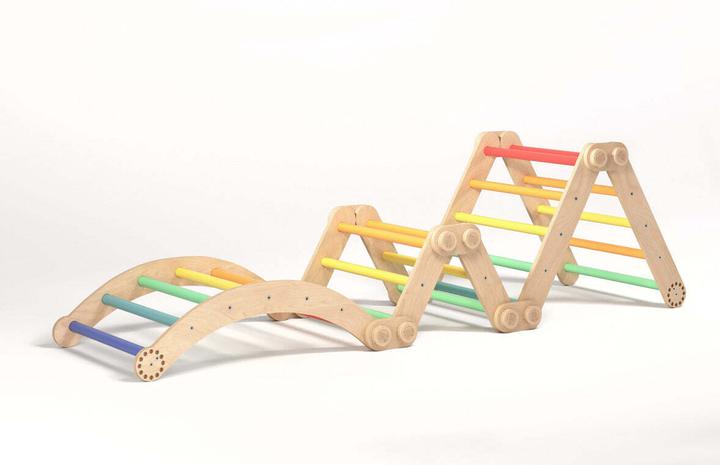 Actual product image Montessori Maxi climbing frame - Set XL - Hell ® Sport&Gym