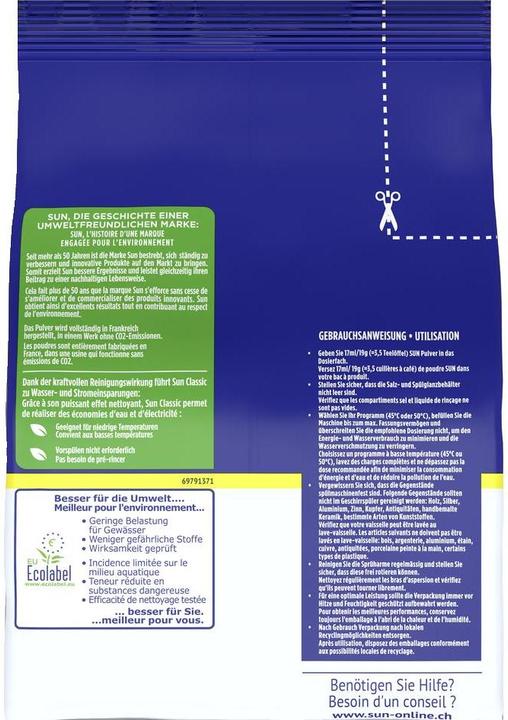Produktbild Sun Lemon (Pulver, 50 Waschgänge)