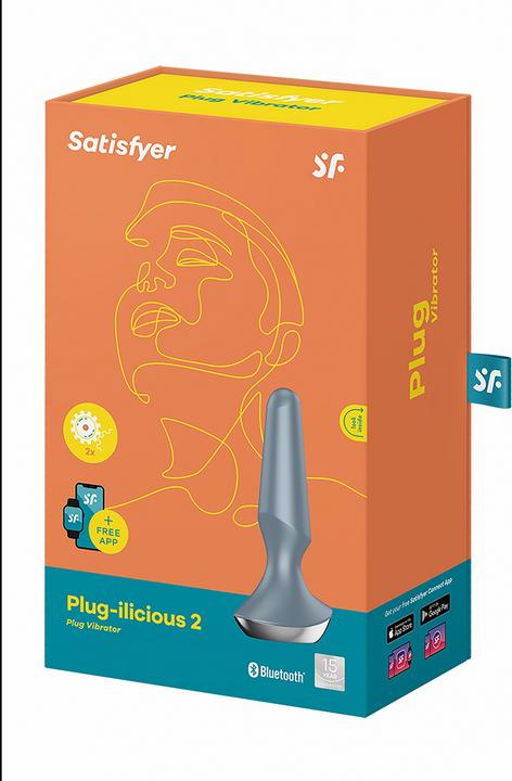 Produktbild Satisfyer Plug-ilicious 2 Plug Vibrator - Ice Blue
