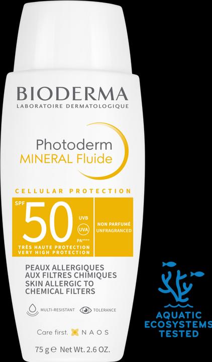 Produktbild Bioderma Photoderm Mineral Fluide SPF50+ (Sonnencreme Gesicht, SPF 50, 105 ml, 150 g)