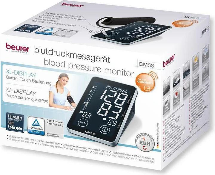 Actual product image Beurer Bm 58 (Blood pressure monitor upper arm)