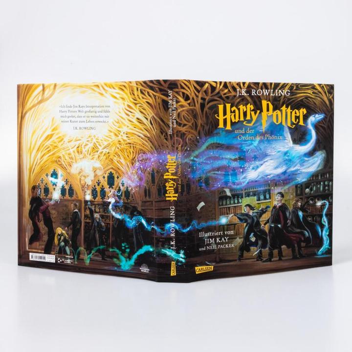 Immagine prodotto Harry Potter und der Orden des Phönix (farbig illustrierte Schmuckausgabe) (Harry Potter 5) (Tedesco, J.K. Rowling, Jim Kay., Neil Packer, Klaus Fritz, 2022)