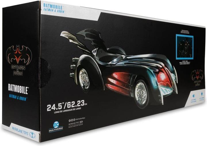 Produktbild McFarlane Batman & Robin DC Multiverse Fahrzeug Batmobile 63 cm
